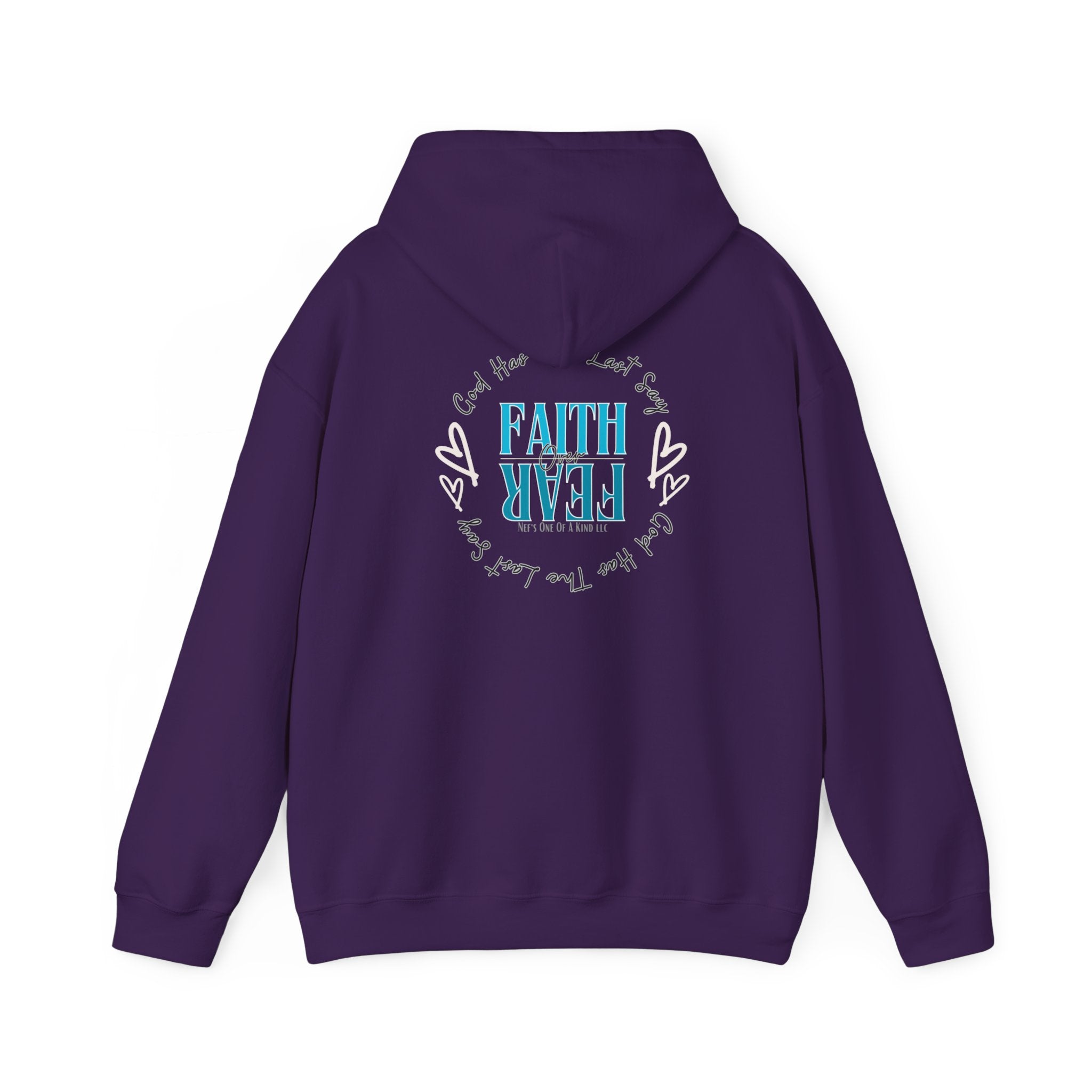 Faith over Fear Unisex Heavy Hoodie